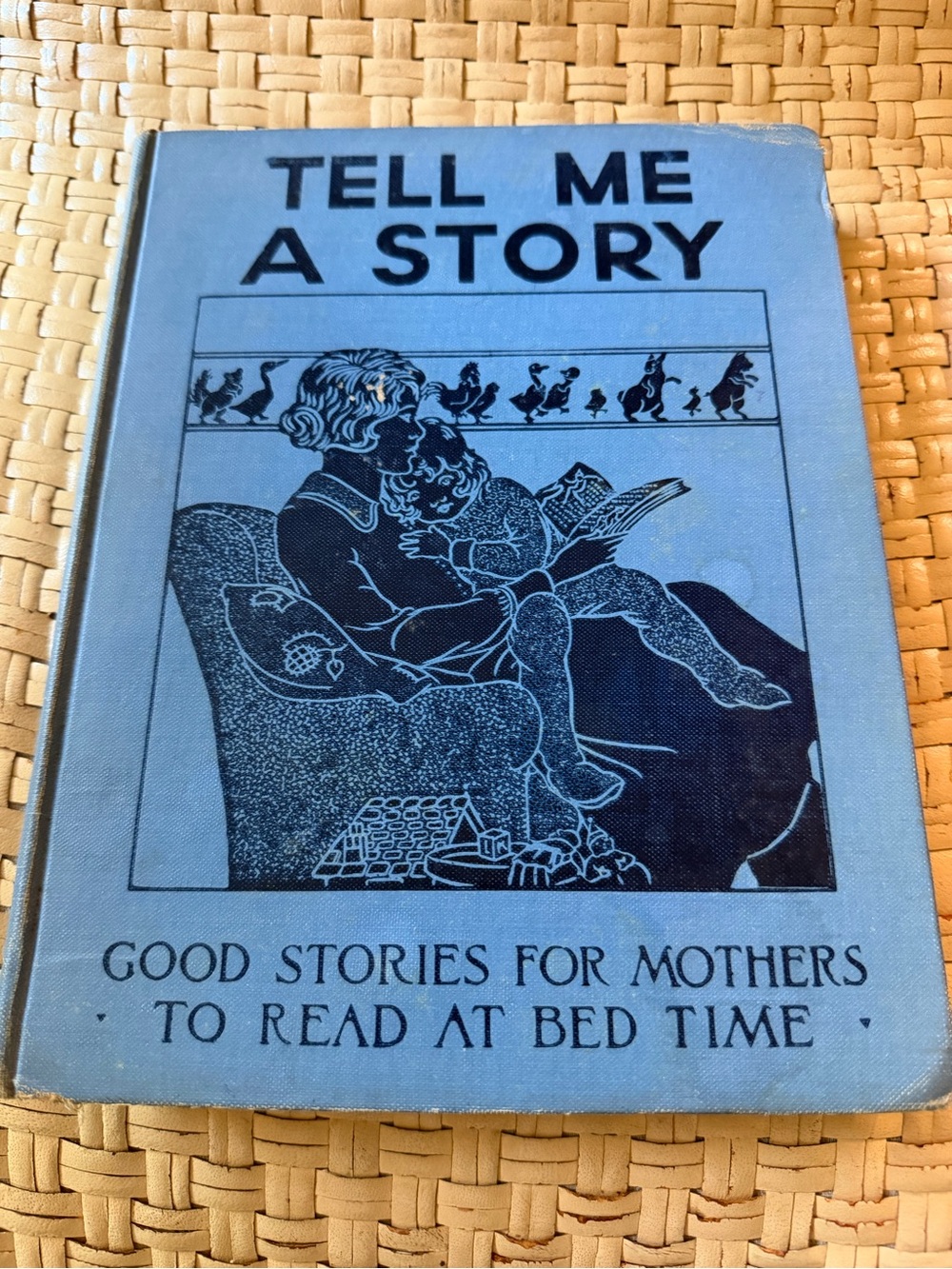 Blue 'Tell Me A Story' 1932 Good Stories  To Read At Bedtime John Martin